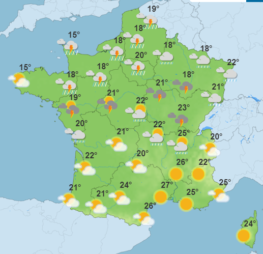 Les prévisions de ce mardi soir.