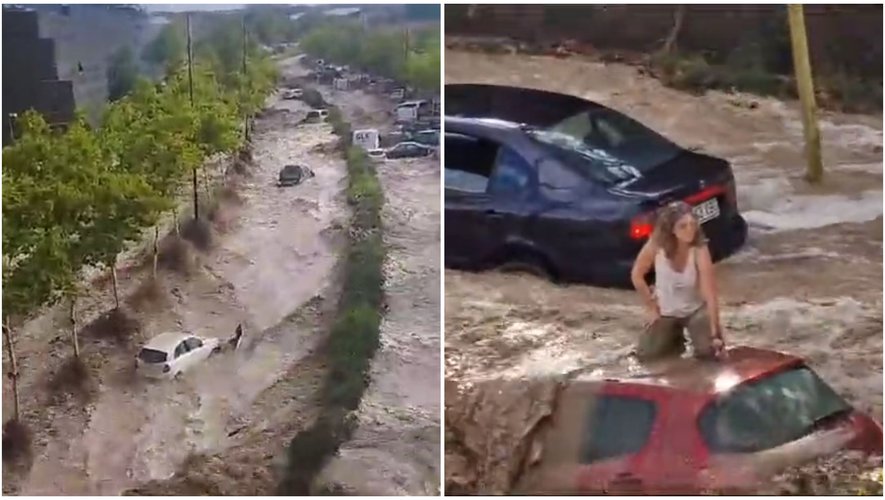 Des pluies diluviennes et de terribles inondations ont frappé Saragosse.
