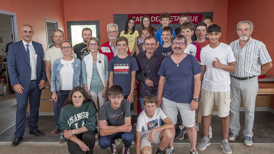 Les jeunes, champions du Cantalet d’Auvergne.