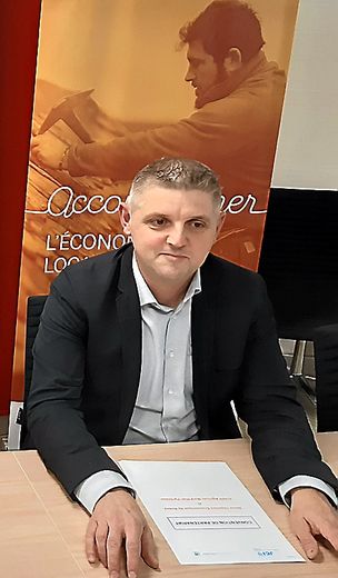 Benoît Quintard , vice-président de la Caisse régionale nord Midi-Pyrénées du Crédit Agricole.