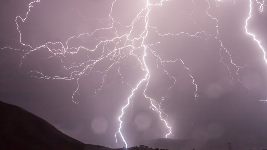 Les orages vont toucher l'Aveyron avec une sérieuse intensité, ce mardi 11 juillet 2023.