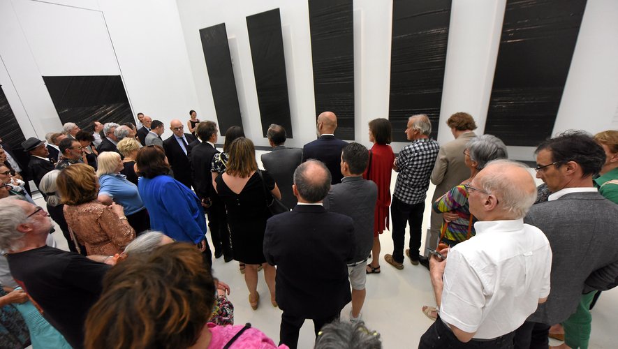 Inaugurée récemment, l'exposition Les derniers Soulages devrait accueillir de nombreux visiteurs cet été.