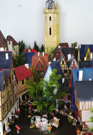 Toute une ville miniature et ses animations pour faire rêver.