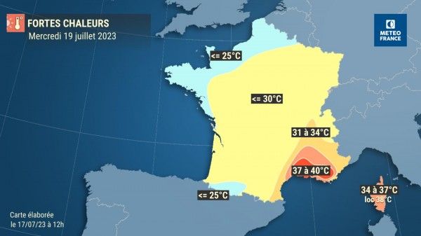 En Corse et du Languedoc à la Provence, il fera encore très chaud ce mercredi.