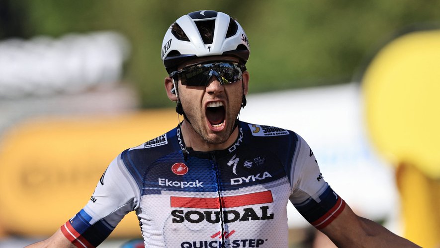 Kasper Asgreen a remporté la 18e étape du Tour de France, ce jeudi 20 juillet 2023 à Bourg-en-Bresse.
