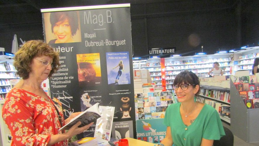 Bel échange entre Magali Dubreuil-Bourguet et une de ses lectrices.
