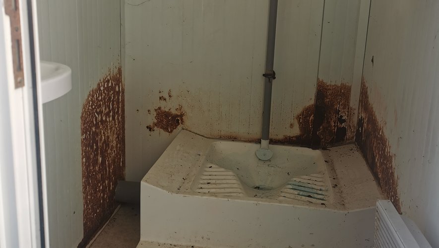 L'un des deux toilettes mis à disposition par la Communauté de commune de Decazeville.DDM RBL