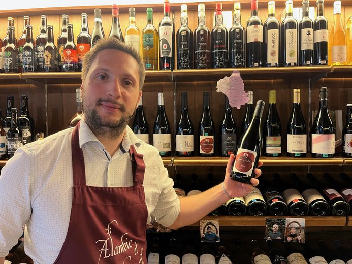 Le marcillac laïris du domaine de Matha, avec Rémi Costes d’Alambic et vieilles bouteilles.