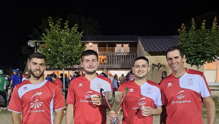 les vainqueurs de la coupe de l’Aveyron catégorie essor