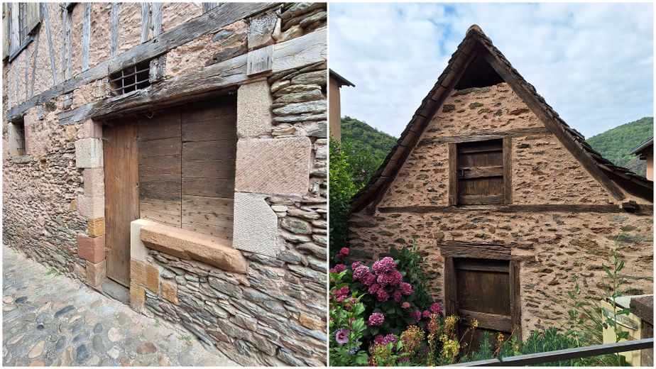 Echoppes et séchoirs ont longtemps été incontournables à Conques.