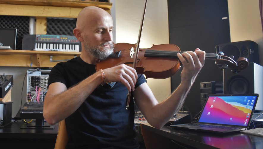 La polyvalence et l’adaptation sont les forces du violoniste millavois Guillaume Blanc.