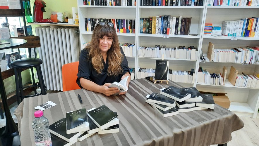 Véronique Brûlé a dédicacéson dernier roman à la librairie La Mine à Feuilles.