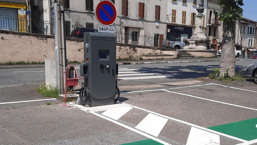 De plus en plus de bornessont installées en Aveyronpour les véhicules électriques.