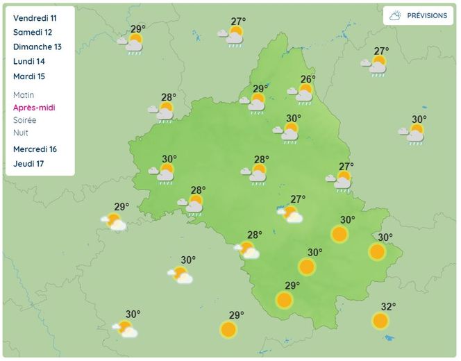 Accalmie lundi et... perturbations pour le 15 août ?