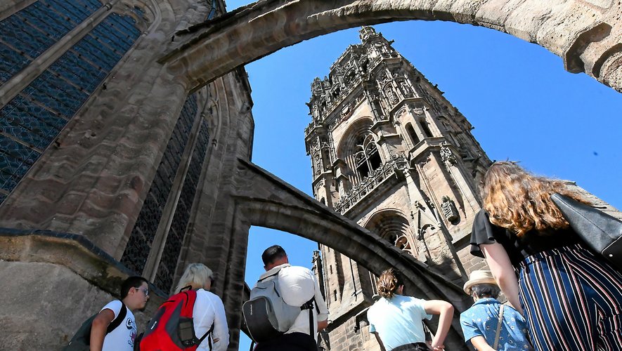 La visite du clocher de la cathédrale est le succès majeur de l'offre proposée à Rodez.