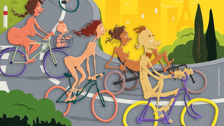 Ces cyclistes naturistes vont-ils troubler l'ordre public ? Oui, selon plusieurs préfectures.