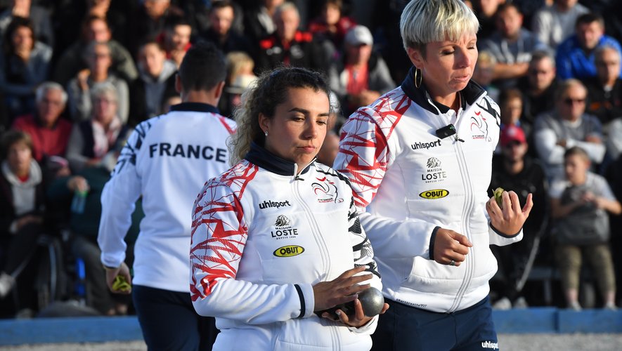 À Espalion le week-end dernier, Aurélie Bories portait le maillot des Bleues lors du concours international triplette, où elle s’est inclinée en demie.