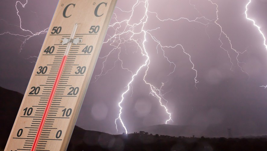Les températures estivales favorisent le risque d'orages sur certains territoires.