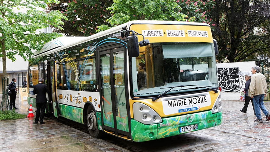 le bus de la mairie de Paris sera présent dans le XVe arrondissement.