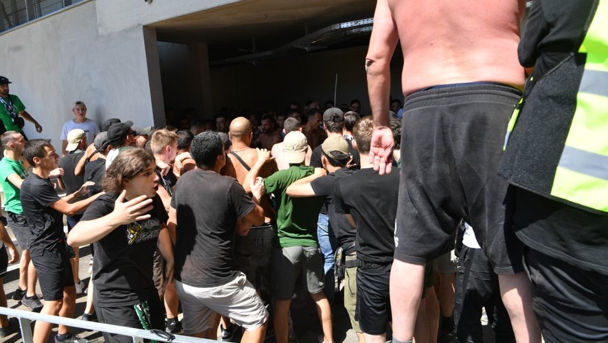 Des supporters stéphanois ont été les auteurs d'affrontements violents ce samedi au stade Paul-Lignon.