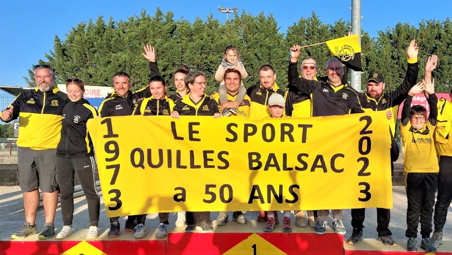 Les Balsacois sur le podium  du "France".