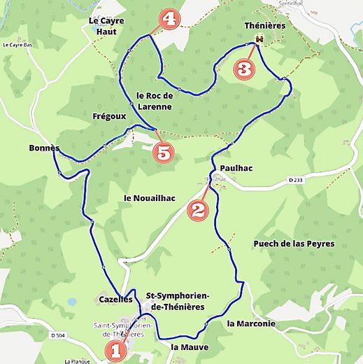 Une balade de deux heures, le long d'une boucle de 8 km.