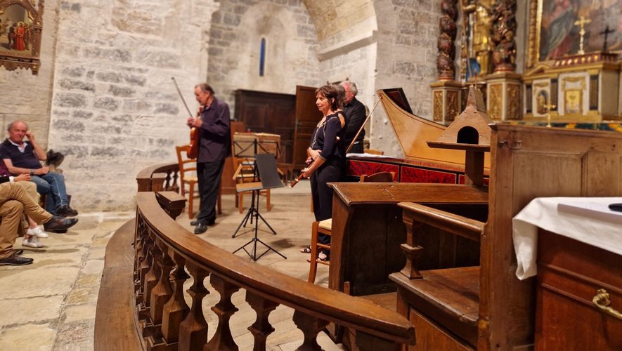 Les musiciens en concert.