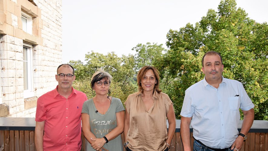 Jacques Rouquet,Christine Sérieys, la directriceMarie-Christine Coulombet David Bensizerara.