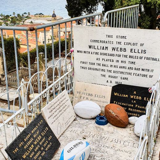 La tombe de William Webb Ellis à Menton
