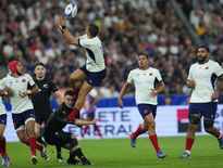 Intraitable dans les airs, Thomas Ramos a apporté un bol d'air frais aux Bleus durant plusieurs situations chaudes.