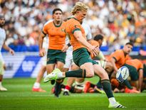 Carter Gordon et les Australiens affronteront les Fidji dans cette deuxième journée de Coupe du monde.