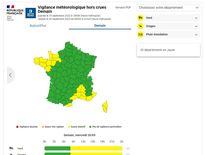Vingt départements en vigilance jaune ce mercredi 20 septembre à partir de 9 h.