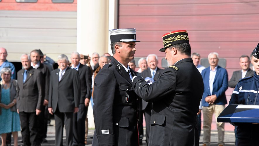 Le colonel Brachet a reçu ce mercredi 20 septembre les insignes de la légion d’honneur.