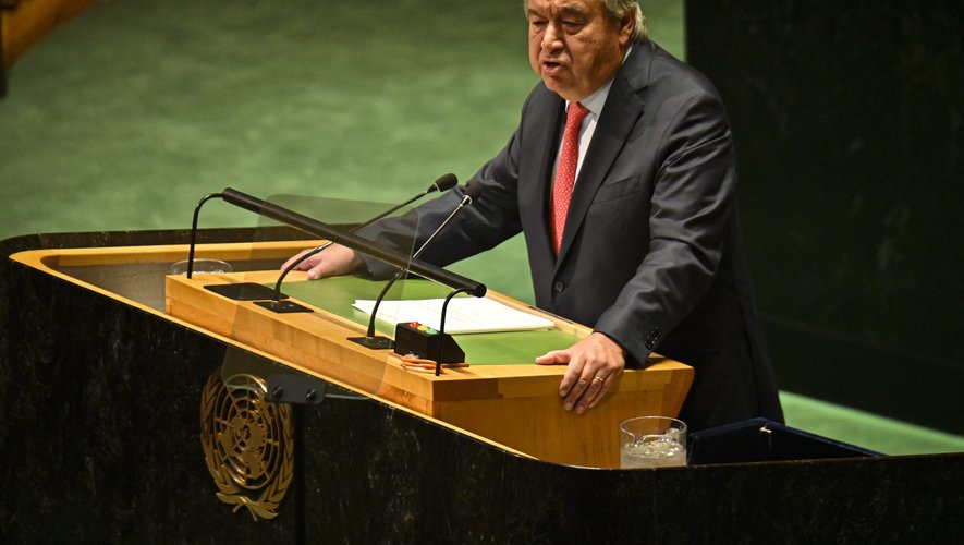 Antonio Guterres a évoqué l'urgence climatique, ce mercredi 20 septembre 2023.