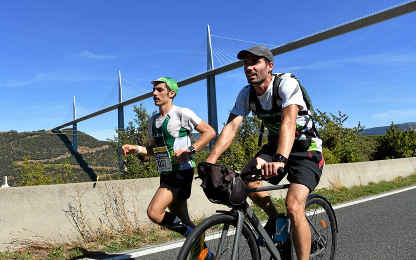 Gabriel Noutary a remporté les 100 km de Millau en 6h58 et est passé sous la barre des 7 heures, une première au XXIe siècle !