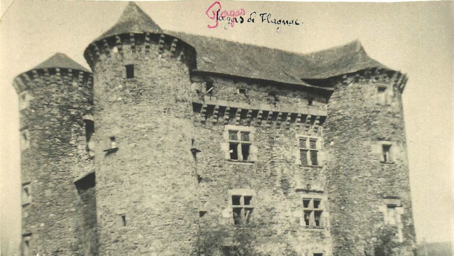 Une photo ancienne  du château de Pagax vient de refaire surface