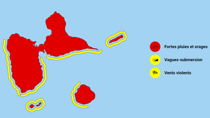 La Guadeloupe est passée en vigilance rouge.