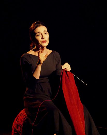 Fanny Cabon dans "Gardiennes", photo JP Bazin.