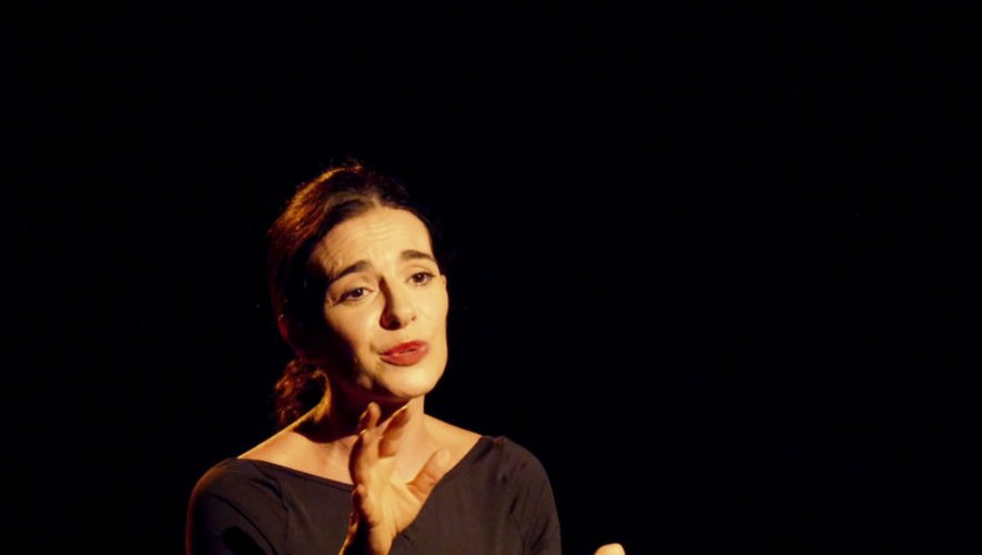 Fanny Cabon dans "Gardiennes", photo JP Bazin.