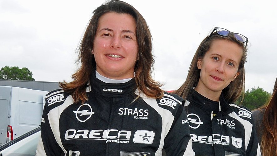Sarah Rumeau (à gauche) et sa copilote Julie Amblard, lors du dernier critérium des Cévennes.