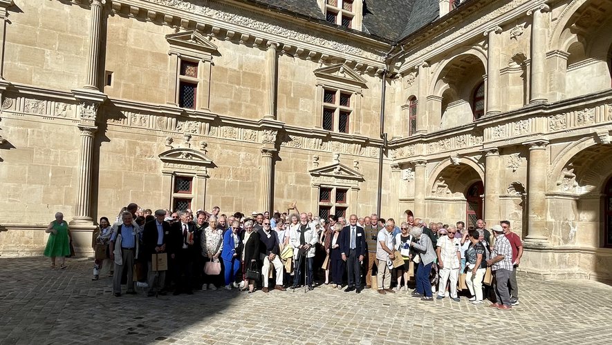Les membres de l’union sauvegarde du Rouergue fêtaient les cinquante ans de l’association hier à Bournazel.