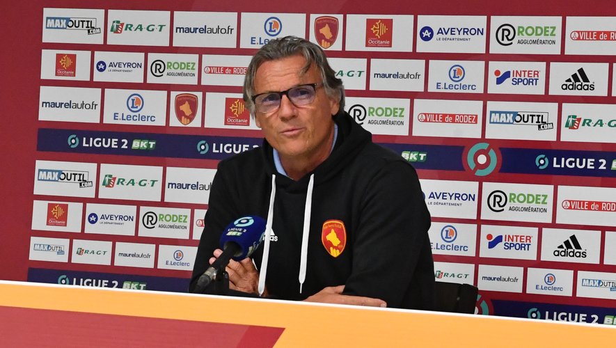 Didier Santini, entraîneur de Rodez.