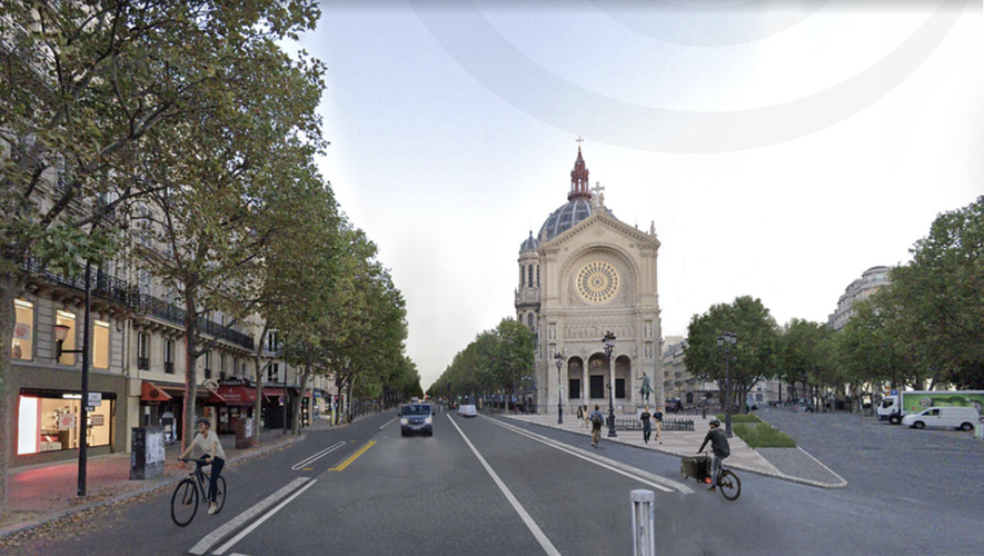 Les travaux seront réalisés, par phase, jusqu'en mai 2024, boulevard Malesherbes à Paris.