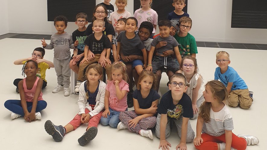 Sortie pédagogique des enfantsau musée Soulages à Rodez.