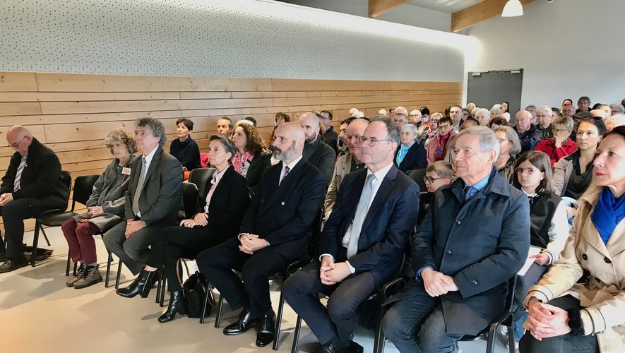 Élus et représentants de l’État ont assisté à la cérémonie à la mémoirede celle qui a sauvé des enfants juifs pendant la Seconde Guerre mondiale.
