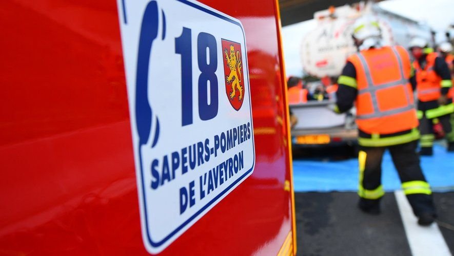 15 pompiers aveyronnais ont porté secours à quatre jeunes accidentés, à Montbazens.
