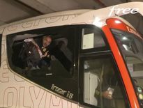 Le bus des Lyonnais a été caillassé avant son entrée au stade Vélodrome, dimanche 30 octobre 2023.