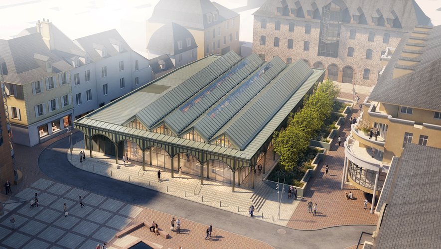 C'est à l'automne 2025, ce à quoi ressemblera la halle marchande de Rodez.