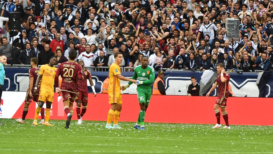 Samedi 28 octobre, Lionel Mpasi a reçu un carton rouge à la 89e minute au Matmut Atlantique de Bordeaux.