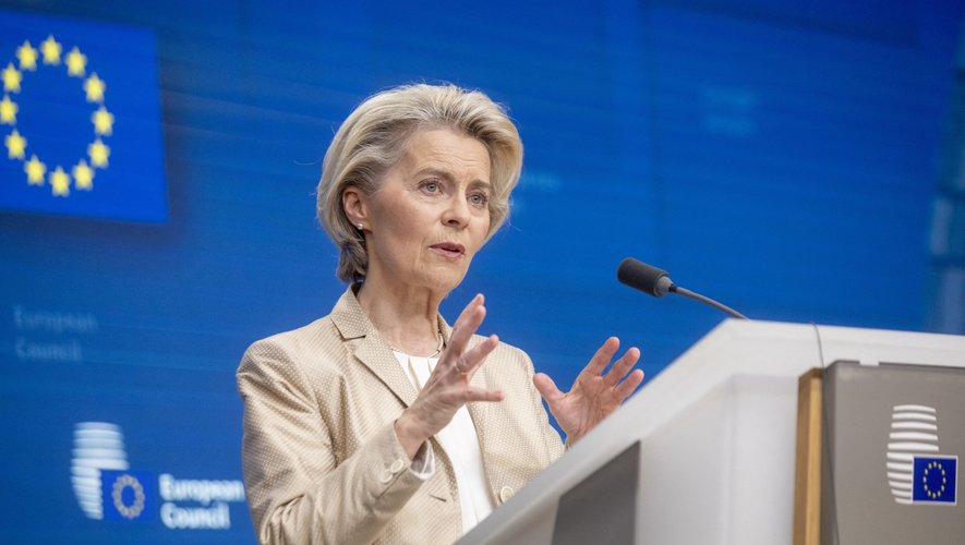 La présidente de la Commission Européenne, Ursula Von der Leyen, a salué les progrès effectués par l'Ukraine.